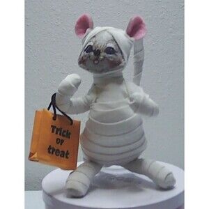 ANNALEE DOLLS 2015 HALLOWEEN 5" TRICK OR TREAT MUMMY MOUSE
